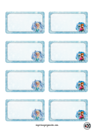 Etiquetas Escolares Frozen